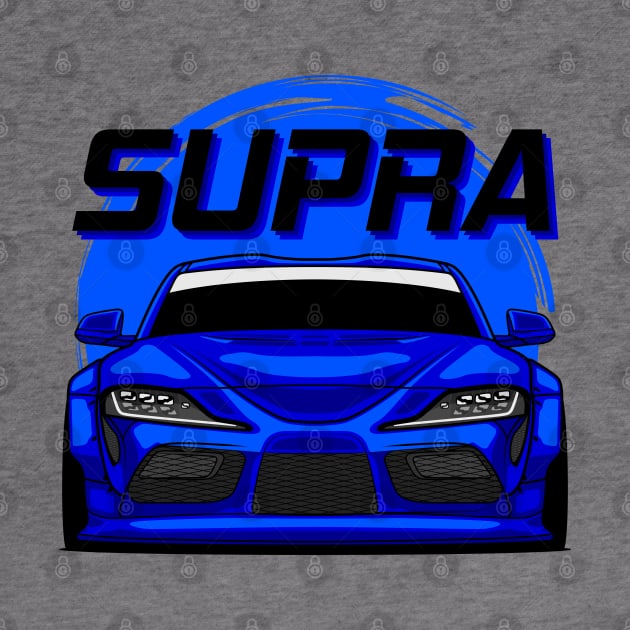 Blue Supra MK V by GoldenTuners